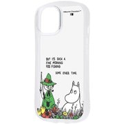 iPhone 15/14/13 用 ムーミン Puffull 衝撃吸収 バンパー ハイブリッドケース ムーミン＆スナフキン2 RC-AP51CMD2C/MT98