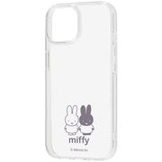 iPhone 15/14/13 用 ミッフィー 耐衝撃 ハイブリッドケース ミッフィー RC-BP51UC4C/MFM