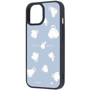 iPhone 15/14/13 用 ディズニー maru 衝撃吸収 バンパー ハイブリッドケース ベイマックス ふわふわ RJ-DP51K4TB/BX4