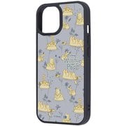 iPhone 15/14/13 用 ディズニー maru 衝撃吸収 バンパー ハイブリッドケース プーさんと仲間達 総柄 RJ-DP51K4TB/PO60