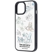 iPhone 15/14/13 用 トムとジェリー maru 衝撃吸収 バンパー ハイブリッドケース トムとジェリー ヴィンテージ RJ-WP51K4TB/TJ67