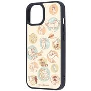 iPhone 15/14/13 用 トムとジェリー maru 衝撃吸収 バンパー ハイブリッドケース トムとジェリーとフレンズ RJ-WP51K4TB/TJ66