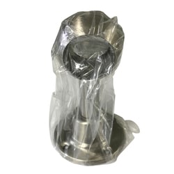 ステンレス首長ゲンコ 25通し ヘアーライン TU-265