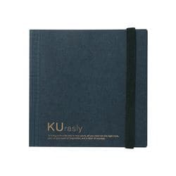 KUrasly スクエアノート 108mm 正方形 5mm方眼罫 ネイビー T9 081