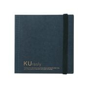 KUrasly スクエアノート 108mm 正方形 5mm方眼罫 ネイビー T9 081