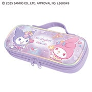 306794 [新学期 マイメロクロミ ラウンドファスナーペンケース キラキラドレス]