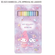 新学期 マイメロクロミ 12色鉛筆 キラキラドレス 306807