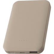 モバイルバッテリー MOEZ 5000mAh グレージュ LN-MBMZ50GG