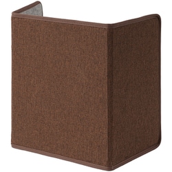 パネルヒーター 足元用 3面仕様 遠赤外線ヒーター 省エネ デスクヒーター 温度調節3段階 タイマー付 薄型 セピアブラウン TPH-002S-BR