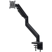 モニターアーム 32~49インチ対応 20kg耐荷重 ガススプリング式 クランプ式 グロメット式対応 無段階角度調節対応 VESA75/100mm対応 CR-LAC1406BK