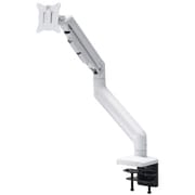 モニターアーム 32~49インチ対応 20kg耐荷重 ガススプリング式 クランプ式 グロメット式対応 無段階角度調節対応 VESA75/100mm対応 CR-LAC1406W