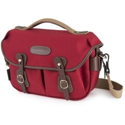 ハドレースモールプロ バーガンディキャンバス/チョコレートレザー 505014-54