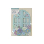 62-269 [フラワーウィンドウ色紙 ブルー]