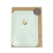 62-277 [フラワーオーナメント色紙 グリーン]