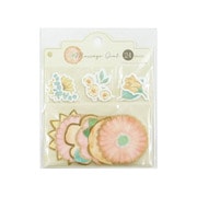 62-263 [メッセージシール フラワー/イエロー]