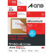 ラベルシール プリンタ兼用 強粘着タイプ A4 2面 100シート/パック 78502