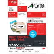 ラベルシール プリンタ兼用 強粘着タイプ A4 27面 100シート/パック 78527