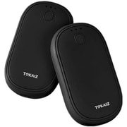 充電式カイロ マグネット 分離式 usb 軽量 充電ハンドウォーマー 両面発熱 3段階温度調節 スリムカイロ オブシディアンブラック TCE-EHW02