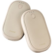 充電式カイロ マグネット 分離式 usb 軽量 充電ハンドウォーマー 両面発熱 3段階温度調節 スリムカイロ ラテグレー TCE-EHW02