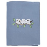 TPC004-05 [布のパスポートカバー シマエナガ 日本製 トラベルグッズ和柄 レトロ グッズ コットン]