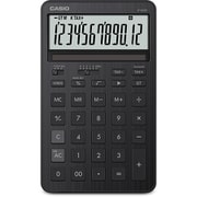 デザイン電卓 ジャスト型 スタイリッシュ 12桁表示 ブラック JF-M200-BK-N