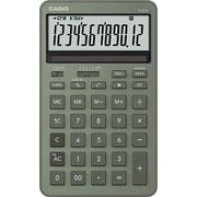 デザイン電卓 ジャスト型 スタイリッシュ 12桁表示 グリーン JF-M200-GN-N