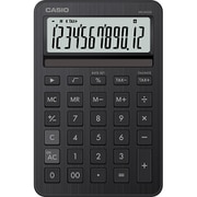 デザイン電卓 ミニジャスト型 スタイリッシュ 12桁表示 ブラック MS-M200-BK-N