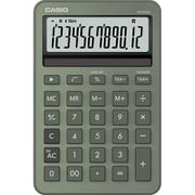 デザイン電卓 ミニジャスト型 スタイリッシュ 12桁表示 グリーン MS-M200-GN-N