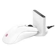 ZOWIE ワイヤレスゲーミングマウス 低プロファイル 左右対称 64g 3950センサー 4000Hz エンハンストワイヤレスレシーバー付属 右利き用 プラグ＆プレイ ホワイト 数量限定 FK2-DW-WH