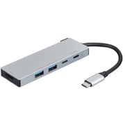 USB Type-C 5in1 スタンダード ドッキングステーション シルバー UD-C13SL