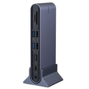 USB Type-C トリプルディスプレイ ドッキングステーション グレー UD-C14GY