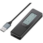 M.2 NVMe外付けケース S.M.A.R.T M.2 -METER- ブラック SD-CM2DP-B