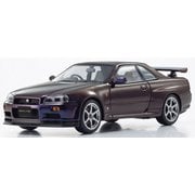 KS03936P 1/43 日産 スカイライン R34 GT-R Vスペック （ミッドナイトパープル III） [ダイキャストミニカー]