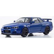 KS03936BL 1/43 日産 スカイライン R34 GT-R Vスペック II （ベイサイドブルー） [ダイキャストミニカー]