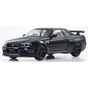 KS03936BK 1/43 日産 スカイライン R34 GT-R Vスペック II （ブラックパール） [ダイキャストミニカー]