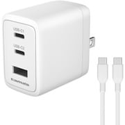 AC充電器 PD45W対応充電器CtoCケーブル付 ホワイト TAP164UC2CC15W