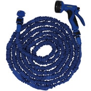 3倍伸縮式ホース 15.25m 10パターン変更可能ノズル 収納用バッグ付 99878