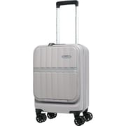 スーツケース ハードキャリー ファスナータイプ フロントオープン 旅行目安日数：1泊～2泊 27L 拡張時31L TSロック搭載 コインロッカーサイズ 機内持ち込み可能 預け入れ無料サイズ TE-0905-42 ワームグレー