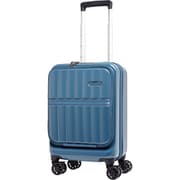 スーツケース ハードキャリー ファスナータイプ フロントオープン 旅行目安日数：1泊～2泊 27L 拡張時31L TSロック搭載 コインロッカーサイズ 機内持ち込み可能 預け入れ無料サイズ TE-0905-42 シャドーネイビー