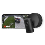 Ring Outdoor Cam Pro PoE （リング アウトドアカム プロ PoEモデル） 高画質・広角 4Kビデオ 屋外防犯カメラ 10倍ズーム・モーション検知搭載 Ring Home プラン30日間無料体験付き ブラック B0DDRP42ZT
