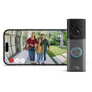 Ring Wired Doorbell Pro （リング ワイヤードドアベル プロ 電源直結モデル） 高画質・広角 4Kドアホン 10倍ズーム・モーション検知搭載 Ring Home プラン30日間無料体験付き ダークシルバー B0F7T7W959