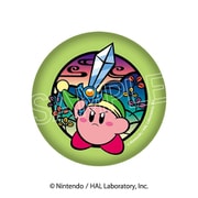 星のカービィ 切り絵シリーズ 和紙風缶バッジ G. ソード