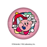 星のカービィ 切り絵シリーズ 和紙風缶バッジ F. パラソル