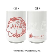 星のカービィ 切り絵シリーズ 湯のみ A. さんぽ(ピンク)