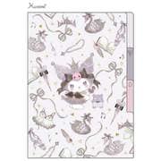 3ポケットクリアファイルA5 サンリオキャラクターズ×たけいみき ブラックスワン CF84068