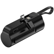 モバイルバッテリー 5000mAh 超小型 TypeC直接充電型 ブラック L-DCMB5-B