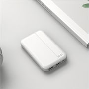 モバイルバッテリー 5,000mAh ホワイト L-MB-005