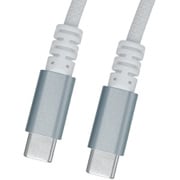 USBケーブル TypeC to C 充電・データ転送用 60W ホワイト 30cm L-TC60-03