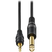 オーディオケーブル Φ3.5mmモノラルミニプラグ-Φ6.3mmモノラル標準プラグ 1.5m AT-MI65/1.5