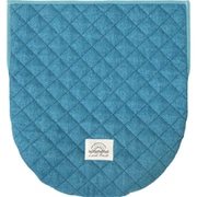 Laid Back U・O型・洗浄暖房 兼用 トイレ蓋カバー デニムブルー